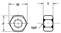 Figure 165H - Heavy Hex Nut