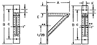Figure 98 - Stainless Steel Medium Knee Bracket
