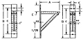 Figure 98 - Stainless Steel Medium Knee Bracket